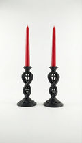 Amore Helix sculptural candle stand set by Zura Nest in black