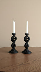 Amore Helix sculptural candle stand set by Zura Nest