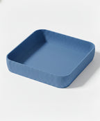 Ripple ribbed valet tray, modern catchall organizer by Zura Nest